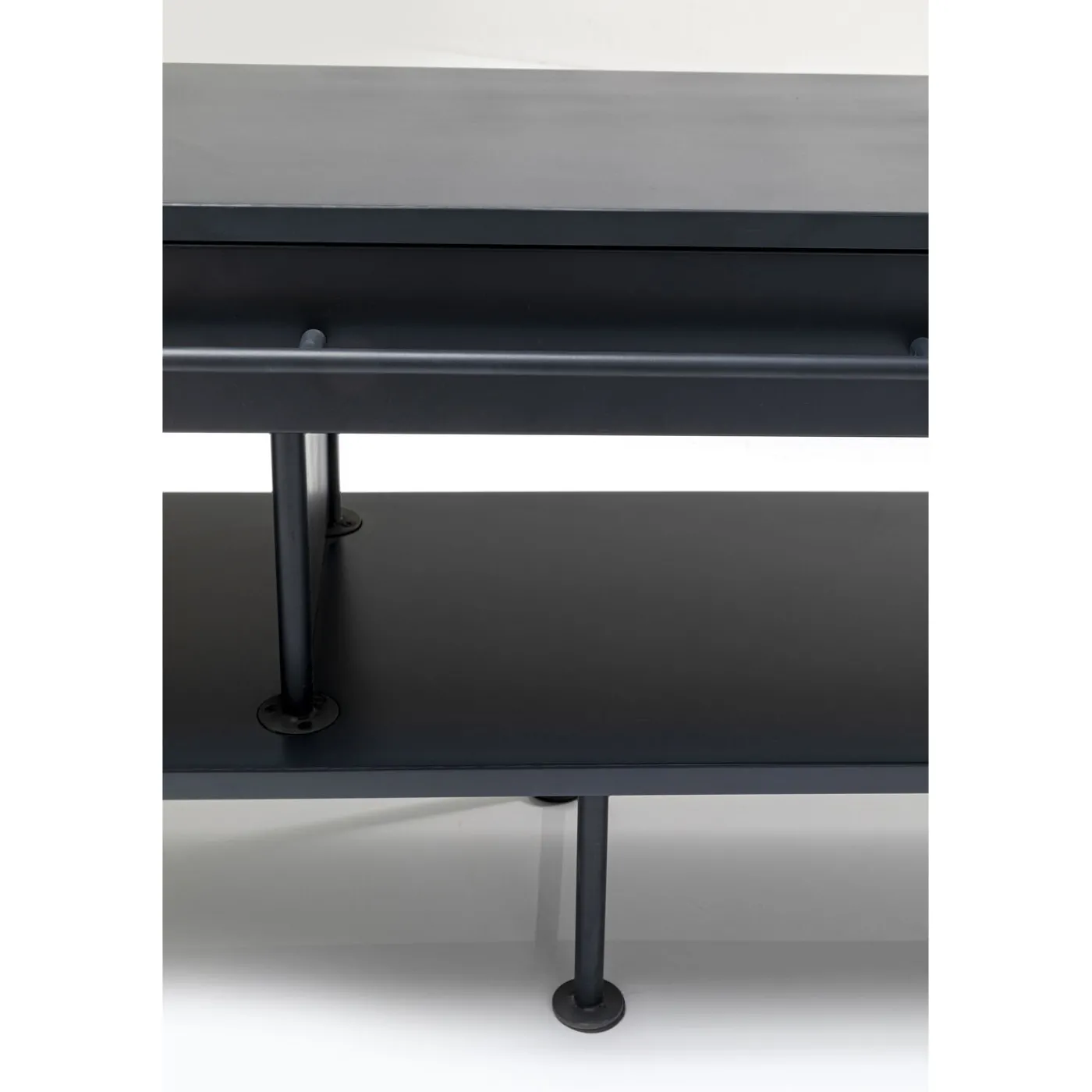 KARE Design Meuble Tv Montieri Anthracite 160X47Cm
