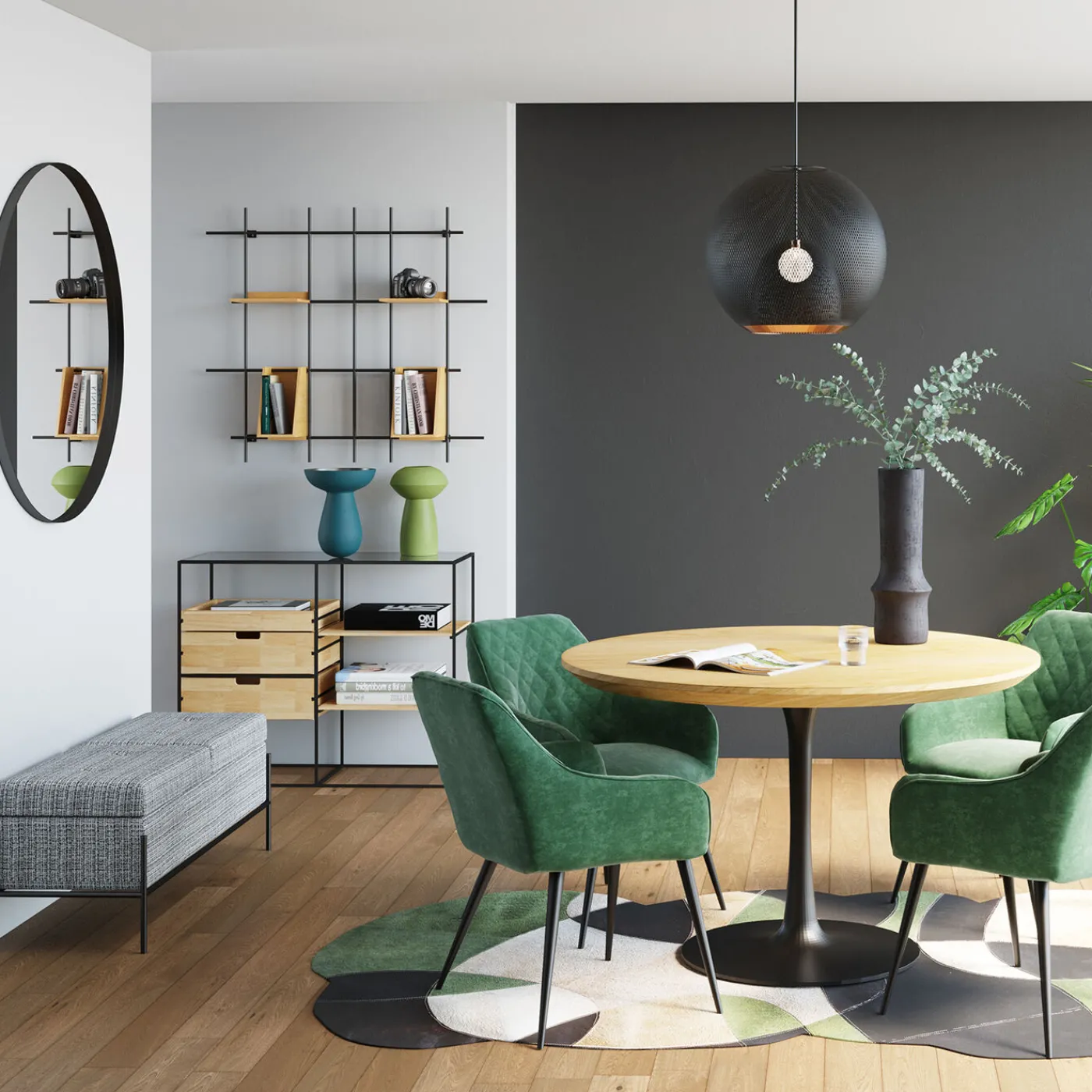 KARE Design Miroir Bella O100Cm