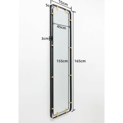 KARE Design Miroir Betsy Frame Metal 55X165Cm