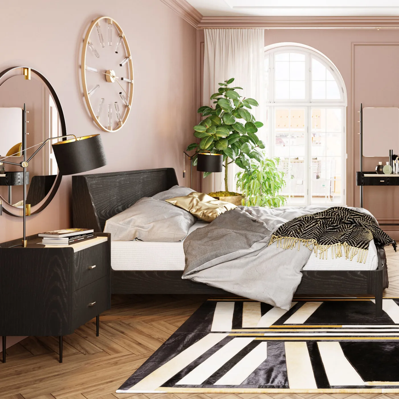 KARE Design Miroir Betsy Frame Metal 90O