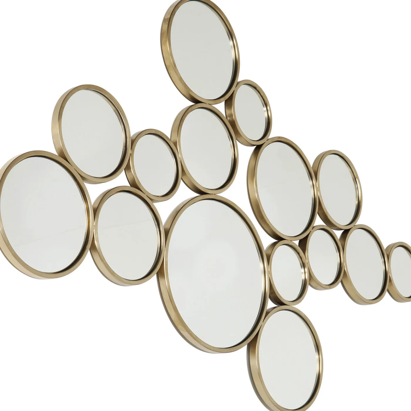 KARE Design Miroir Bubbles Laiton 138X93Cm