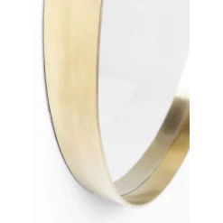 KARE Design Miroir Curve Mo Laiton O60Cm