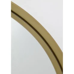 KARE Design Miroir Curve Mo Laiton O60Cm