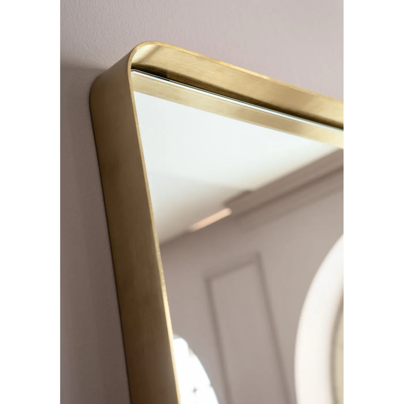 KARE Design Miroir Curve Mo Laiton 70X200Cm