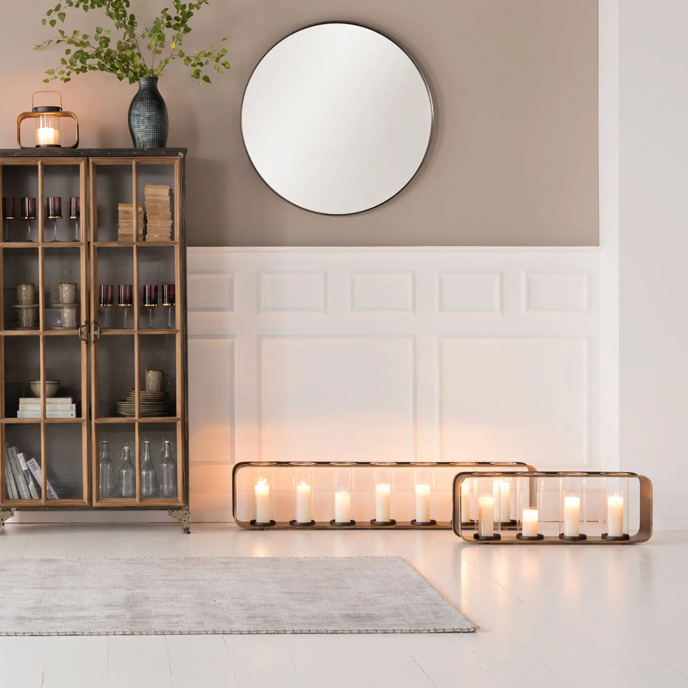 KARE Design Miroir Curve Rond Acier Nature O100Cm