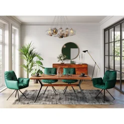 KARE Design Miroir Curve Rond Cuivre O100Cm