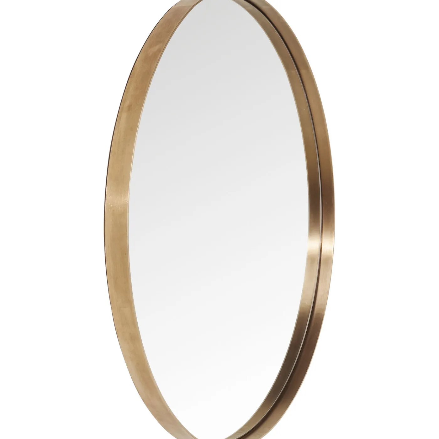 KARE Design Miroir Curve Rond Cuivre O100Cm