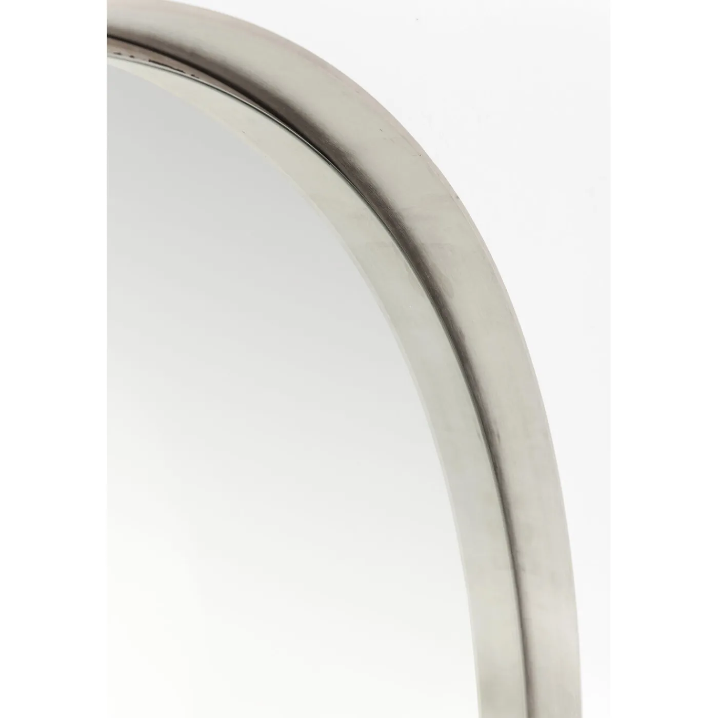 KARE Design Miroir Curve Rond Inox O100Cm
