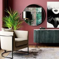 KARE Design Miroir Curvy Look Chrome O100