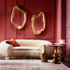 KARE Design Miroir Hologram Dore 117X68Cm