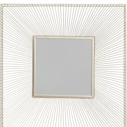 KARE Design Miroir Mural Dimension Champagne 91X91