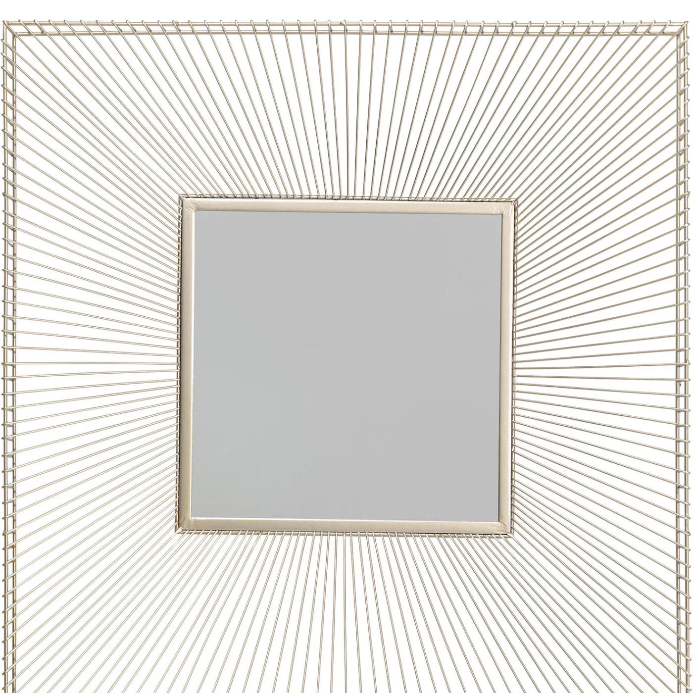 KARE Design Miroir Mural Dimension Champagne 91X91