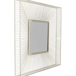 KARE Design Miroir Mural Dimension Champagne 91X91