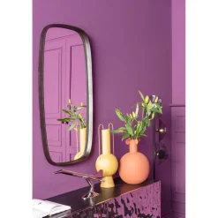 KARE Design Miroir Mural Noomi Noir 122X58Cm