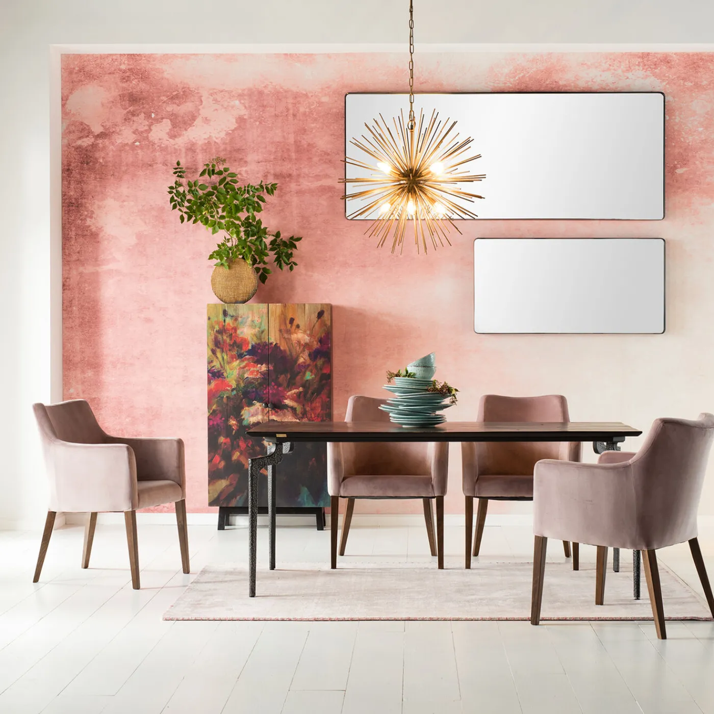 KARE Design Miroir Ombra Soft Noir 120X60Cm