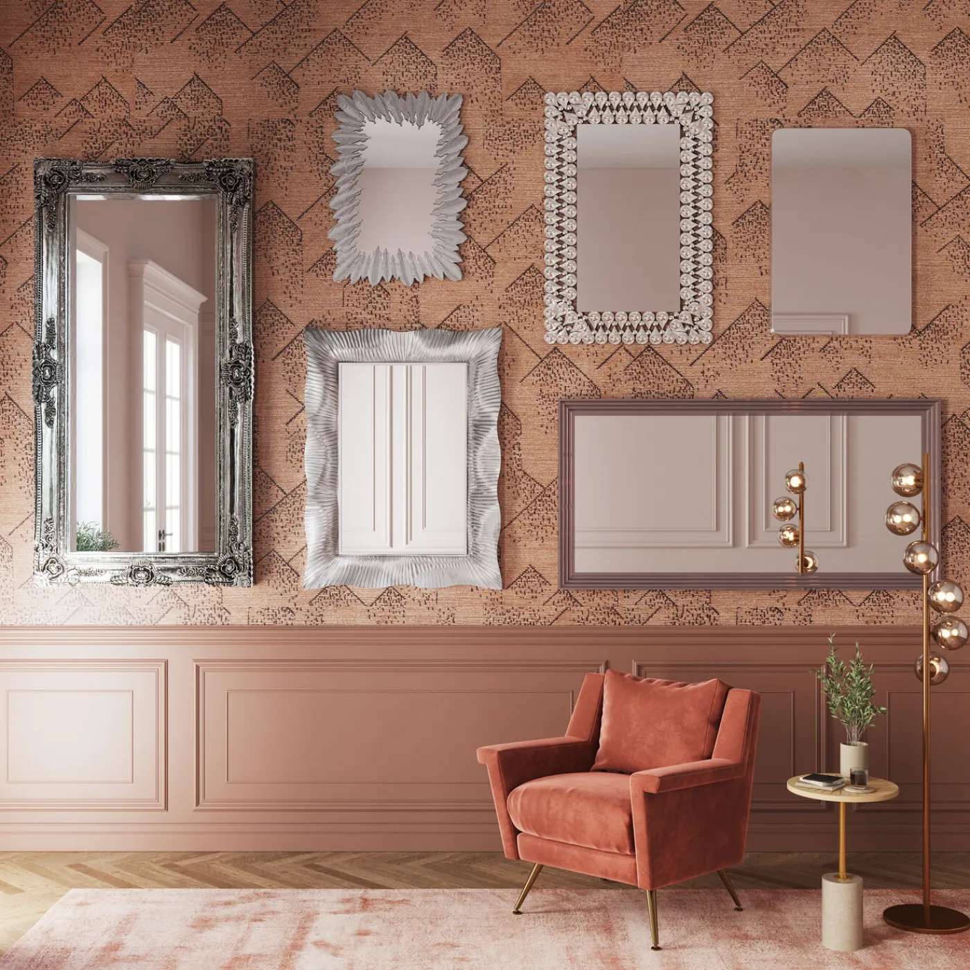 KARE Design Miroir Royal Residence 203X104Cm