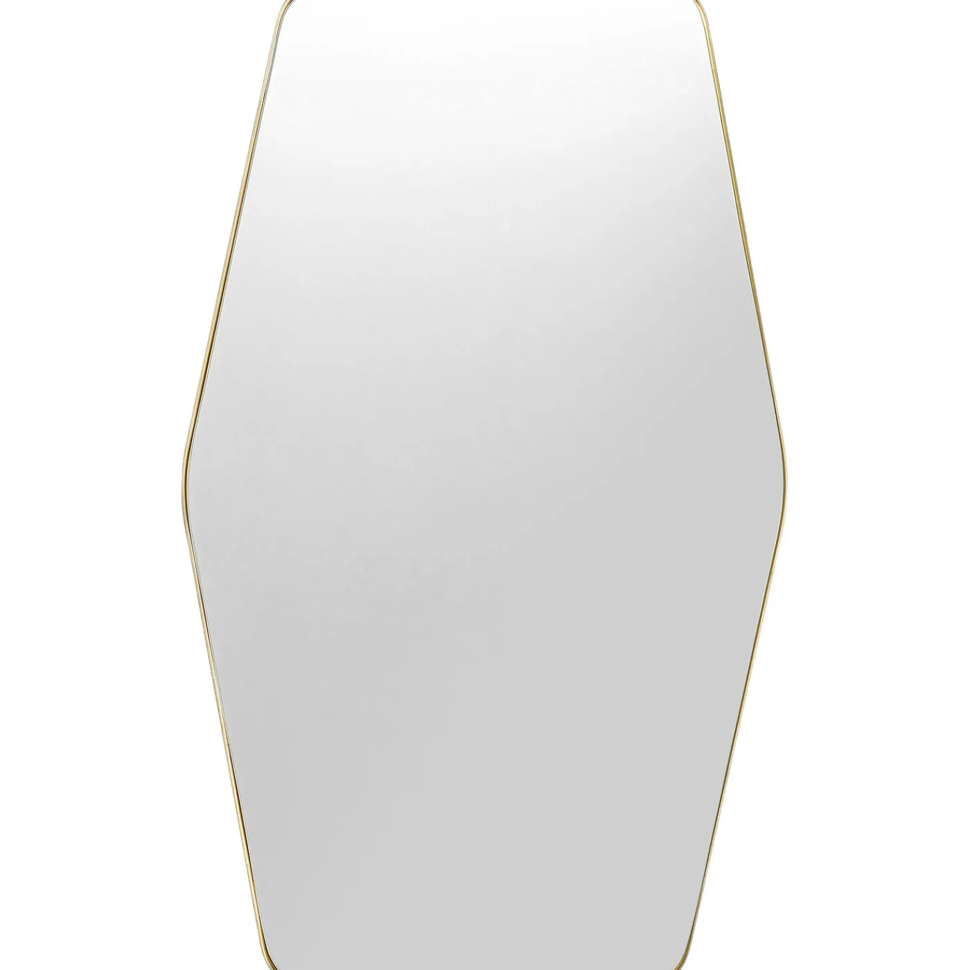 KARE Design Miroir Shape Hexagon Laiton 64X95Cm