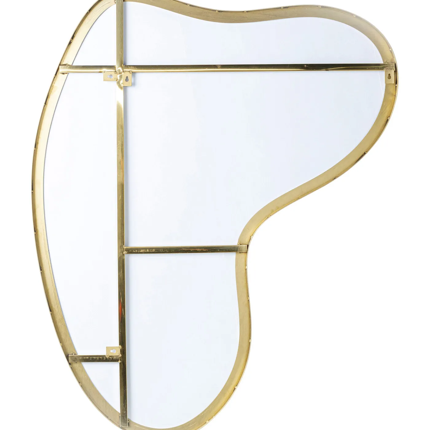 KARE Design Miroir Shape Laiton 110X120Cm