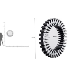 KARE Design Miroir Sprocket O92Cm