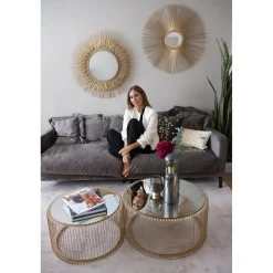 KARE Design Miroir Sunbeam O90Cm