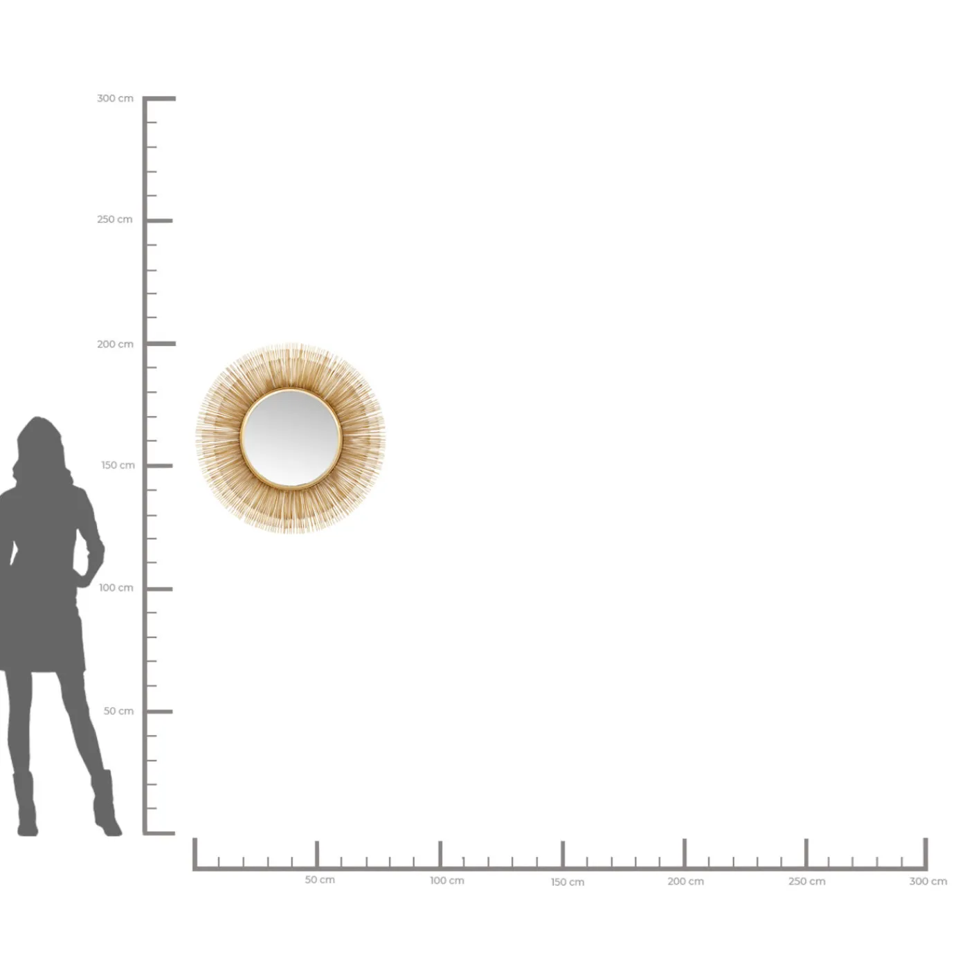 KARE Design Miroir Sunburst Tre Dore O87Cm