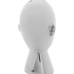 KARE Design Objet Décoratif Abstract Face Argente 22Cm
