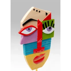 KARE Design Objet Décoratif Abstract Face Multicolour 52