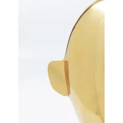 KARE Design Objet Décoratif Abstract Face Dore 28Cm
