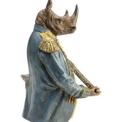 KARE Design Objet Décoratif Angry Sir Rhino 37Cm