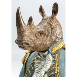 KARE Design Objet Décoratif Angry Sir Rhino 37Cm