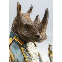 KARE Design Objet Décoratif Angry Sir Rhino 37Cm