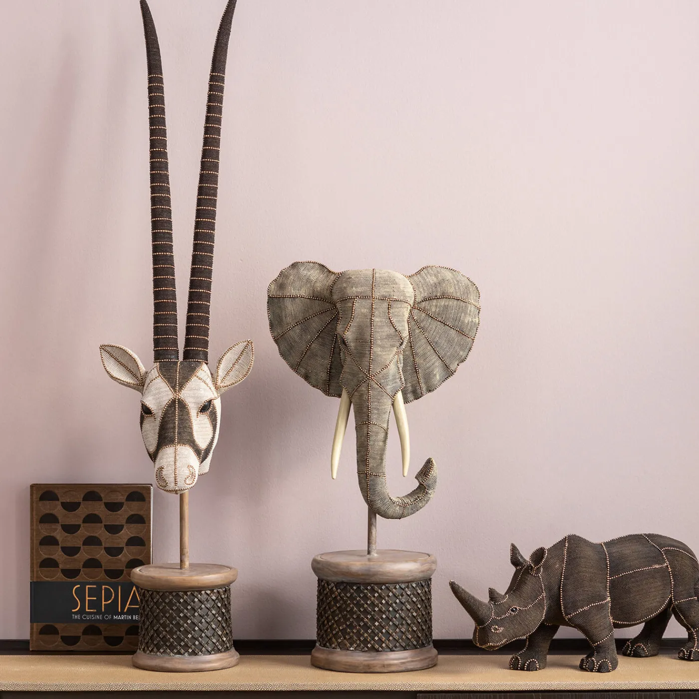 KARE Design Objet Décoratif Antelope Head Pearls Gm