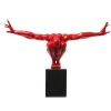 KARE Design Objet Décoratif Athlete Rouge 75Cm