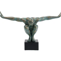 KARE Design Objet Décoratif Athlete Xl Antique Vert 100Cm