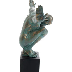 KARE Design Objet Décoratif Athlete Xl Antique Vert 100Cm