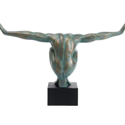 KARE Design Objet Décoratif Athlete Xl Antique Vert 100Cm