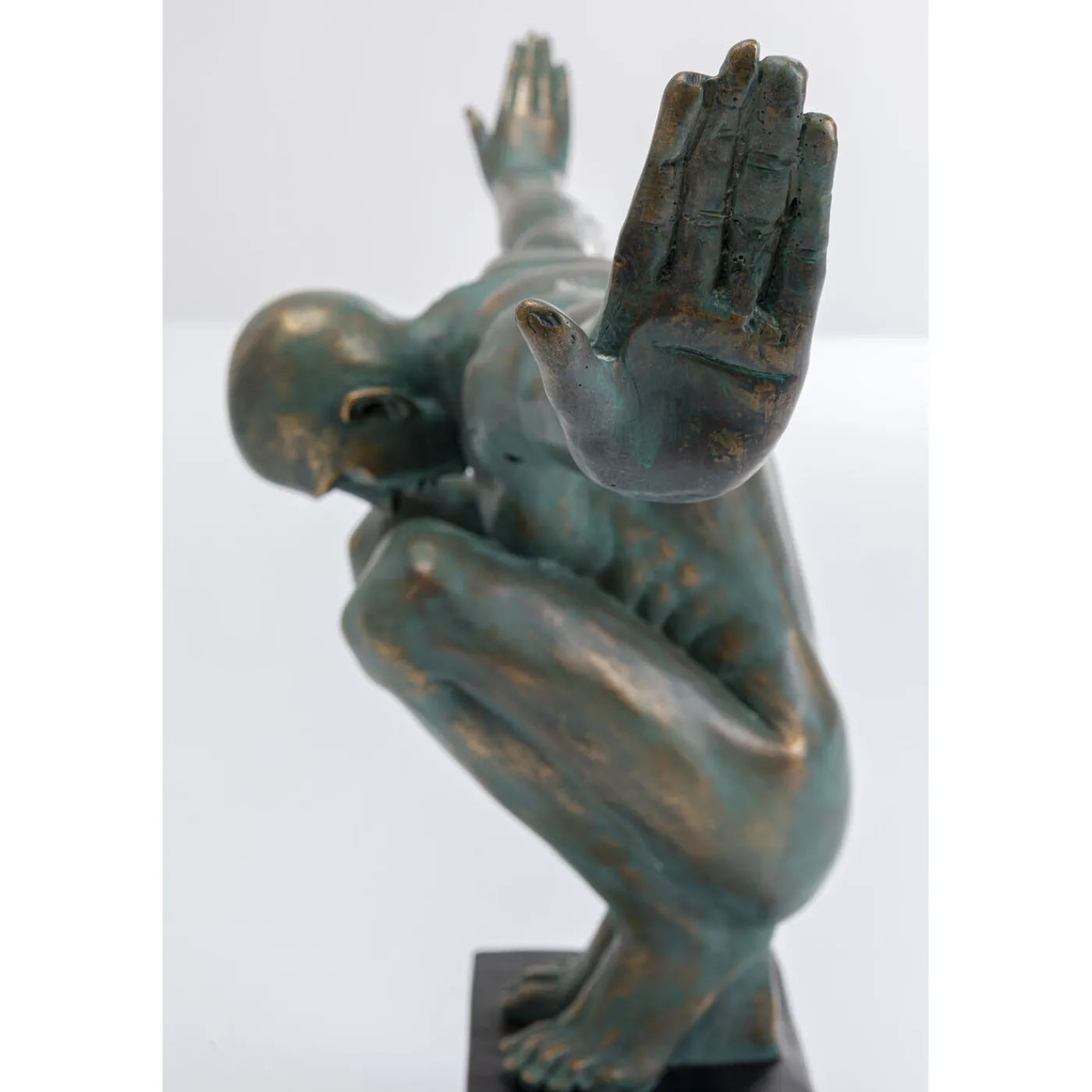 KARE Design Objet Décoratif Athlete Xl Antique Vert 100Cm