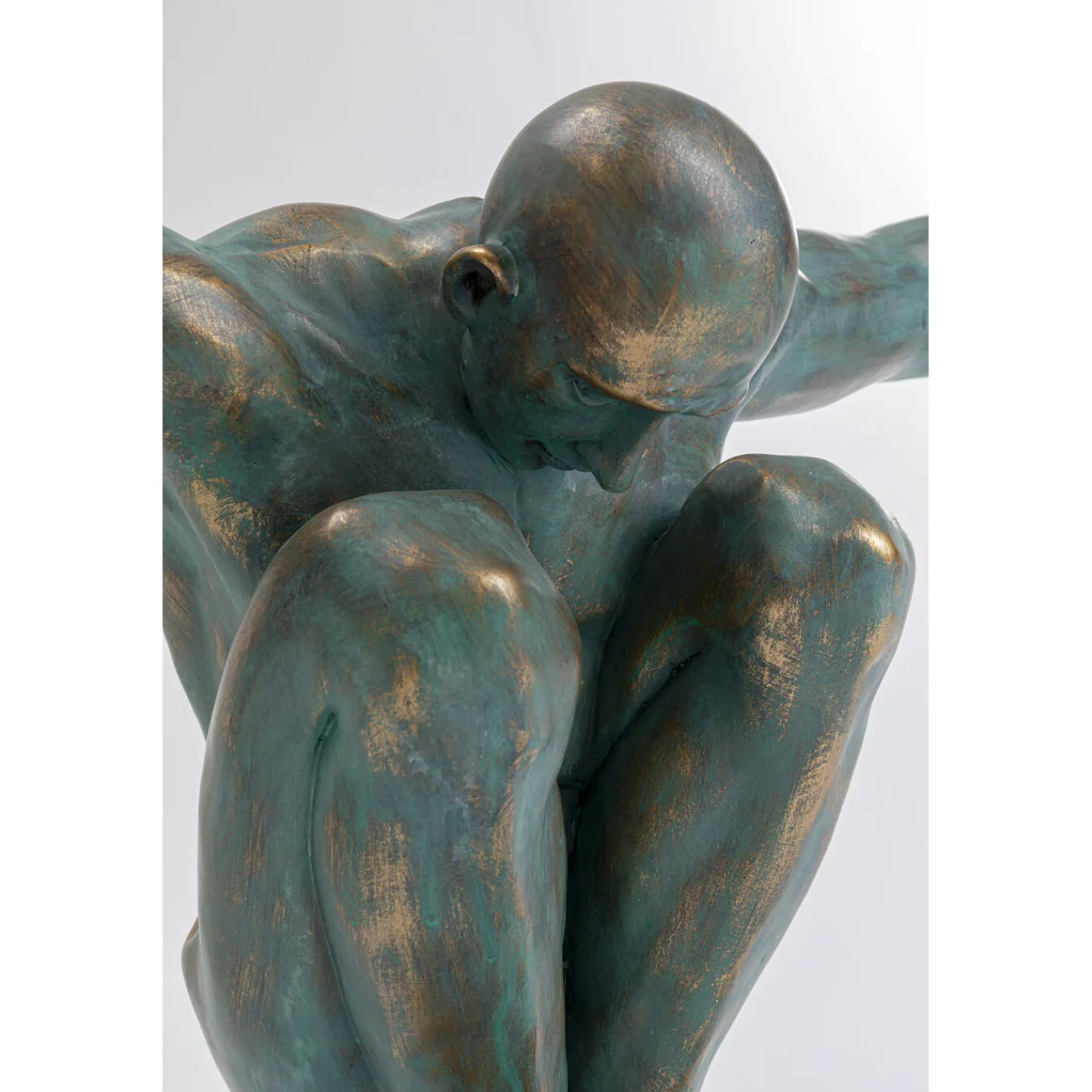 KARE Design Objet Décoratif Athlete Xl Antique Vert 100Cm