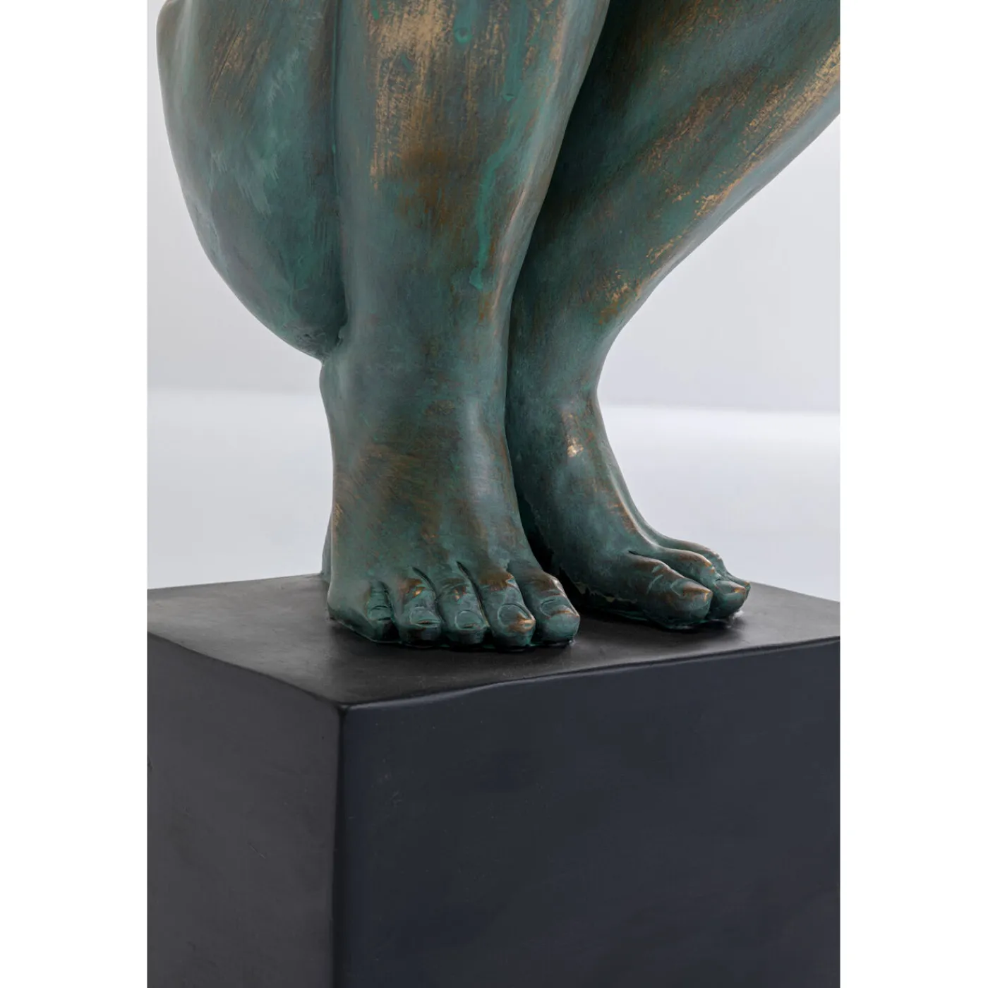 KARE Design Objet Décoratif Athlete Xl Antique Vert 100Cm