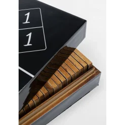 KARE Design Objet Décoratif Domino Noir 24X7Cm