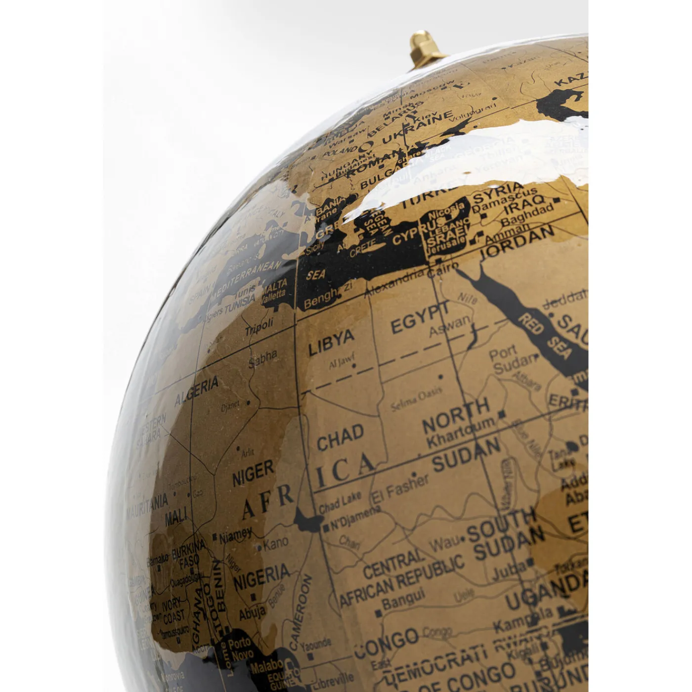 KARE Design Objet Décoratif Globe Top Dore 47Cm