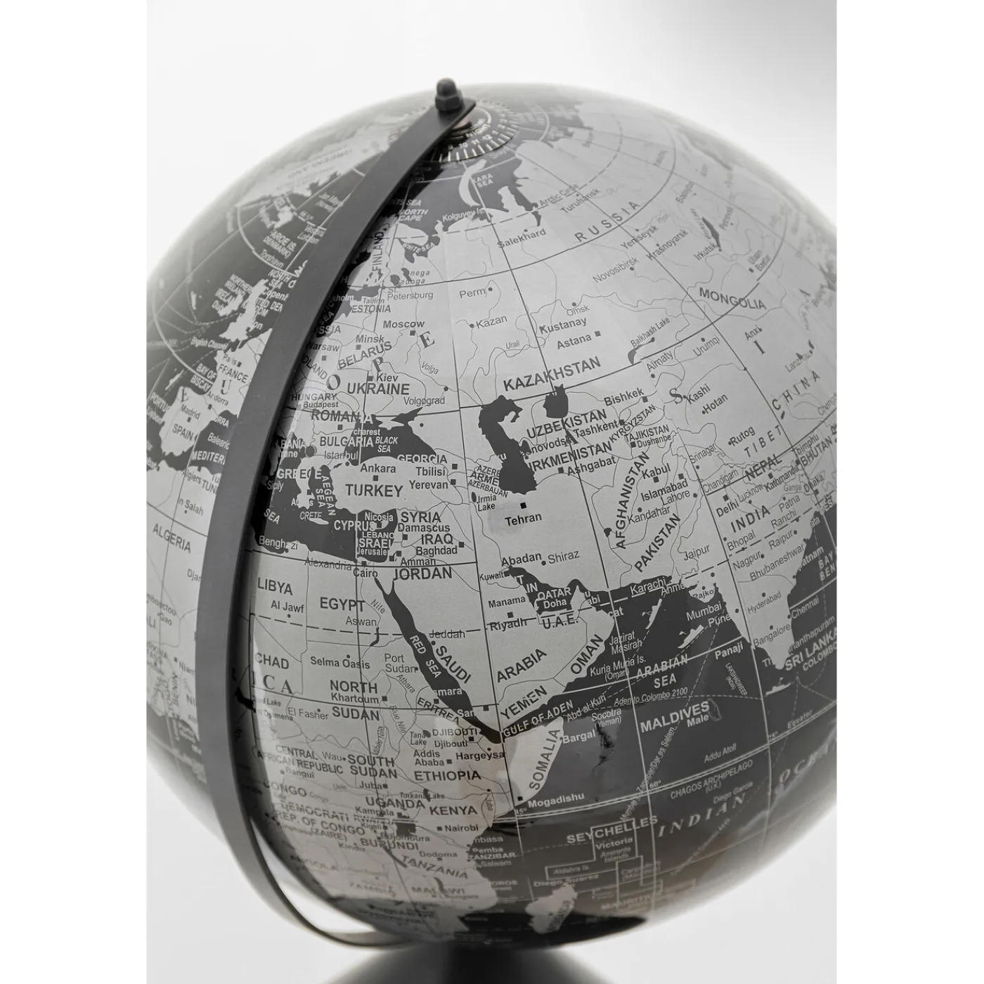 KARE Design Objet Décoratif Globe Top Noir 132Cm