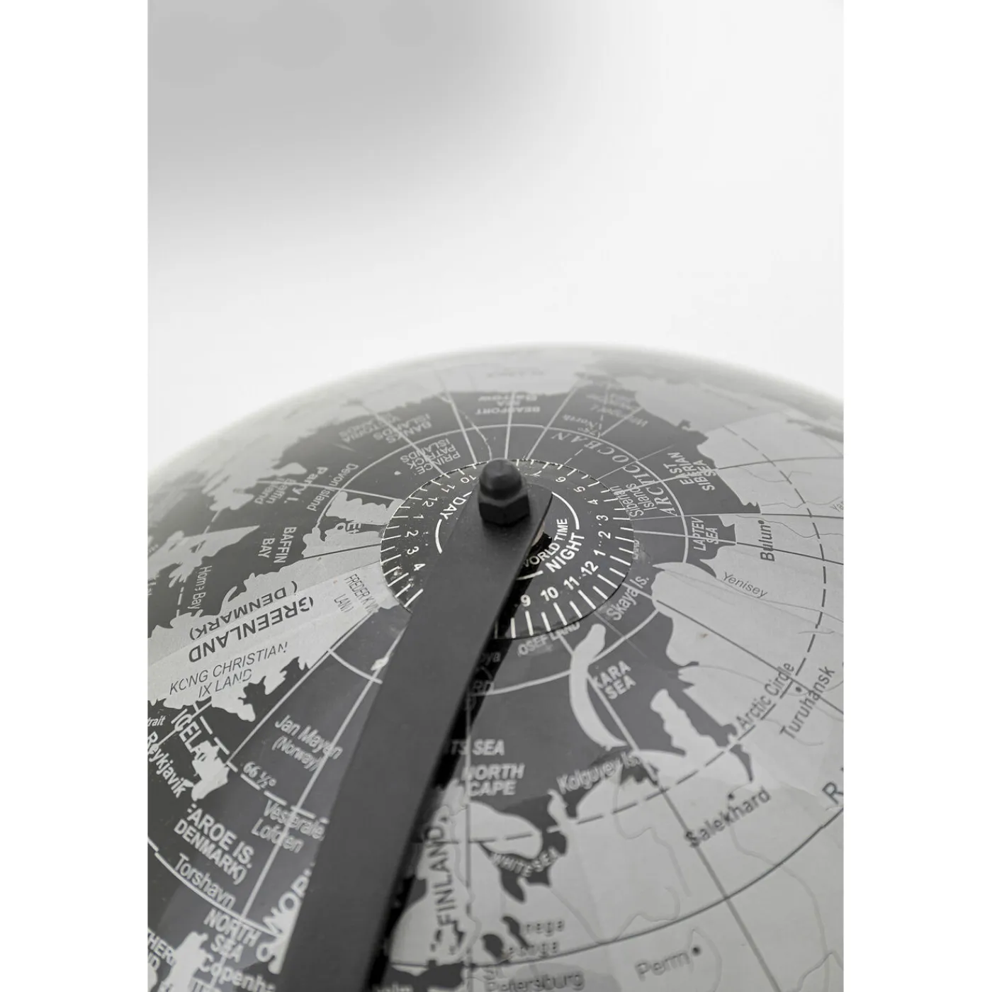 KARE Design Objet Décoratif Globe Top Noir 132Cm