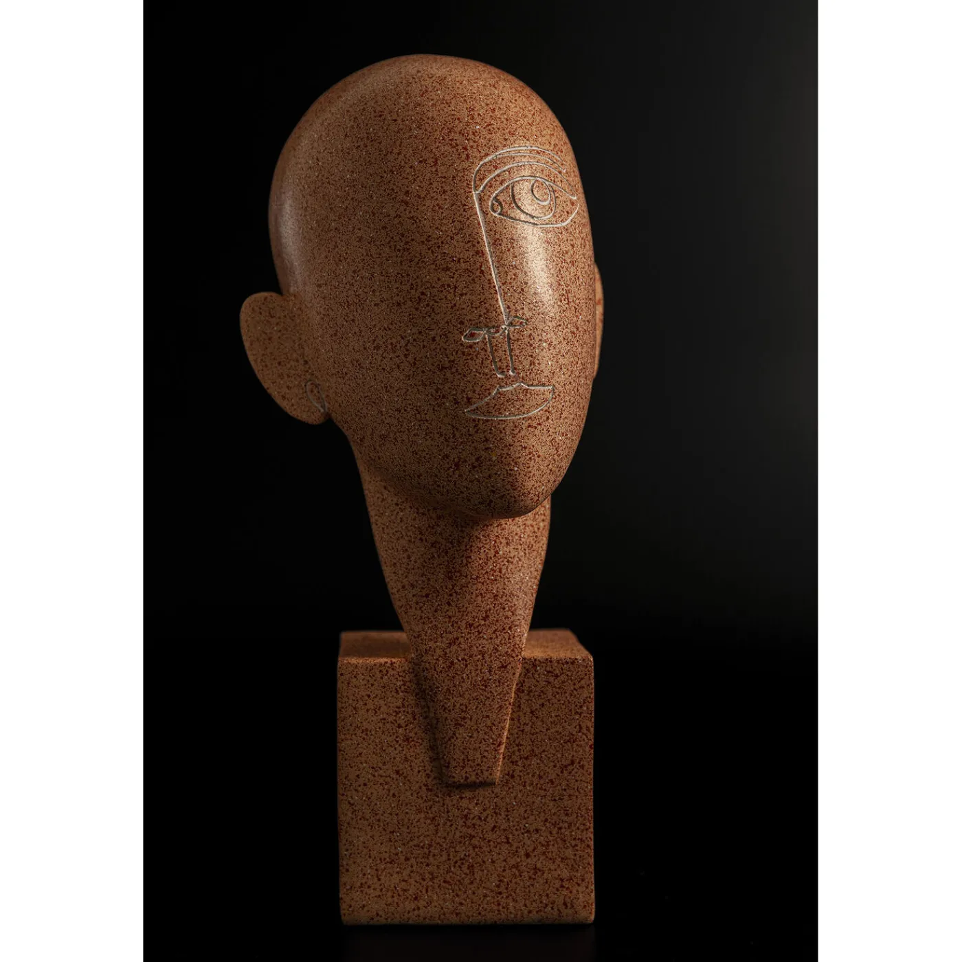 KARE Design Objet Décoratif Half A Face 30Cm