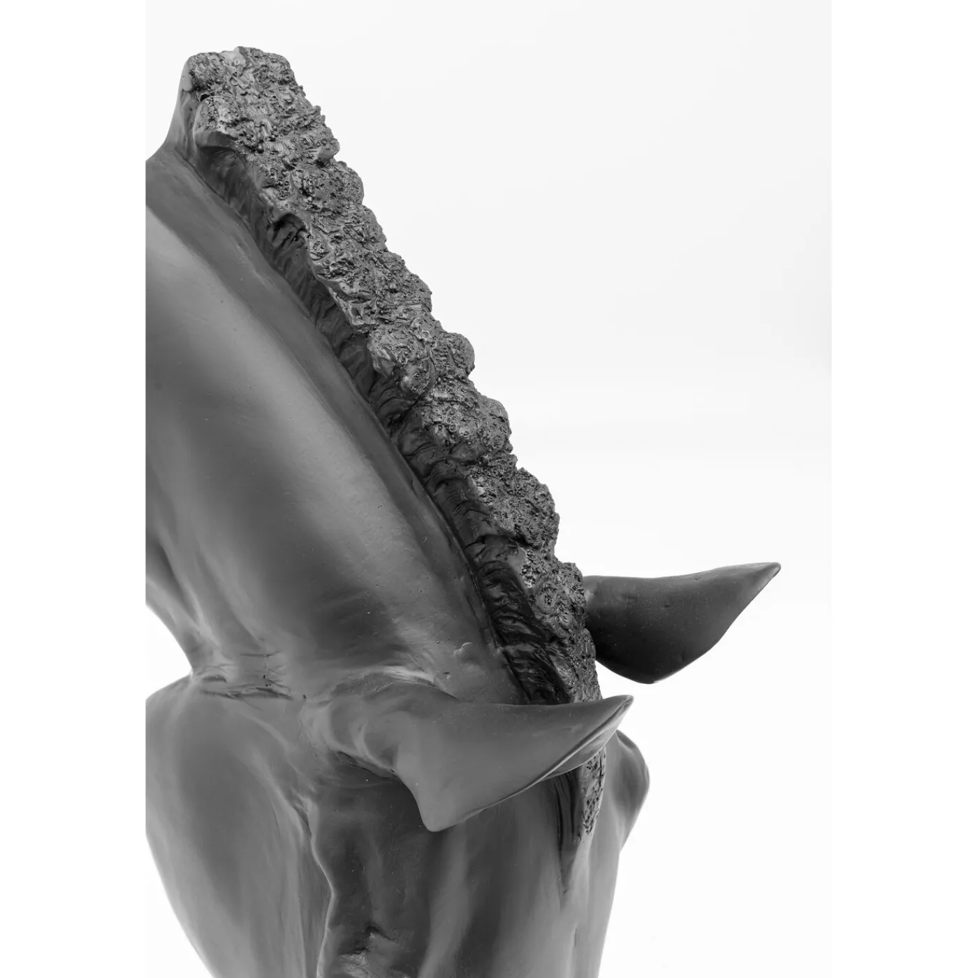 KARE Design Objet Décoratif Horse Face Noir 72Cm