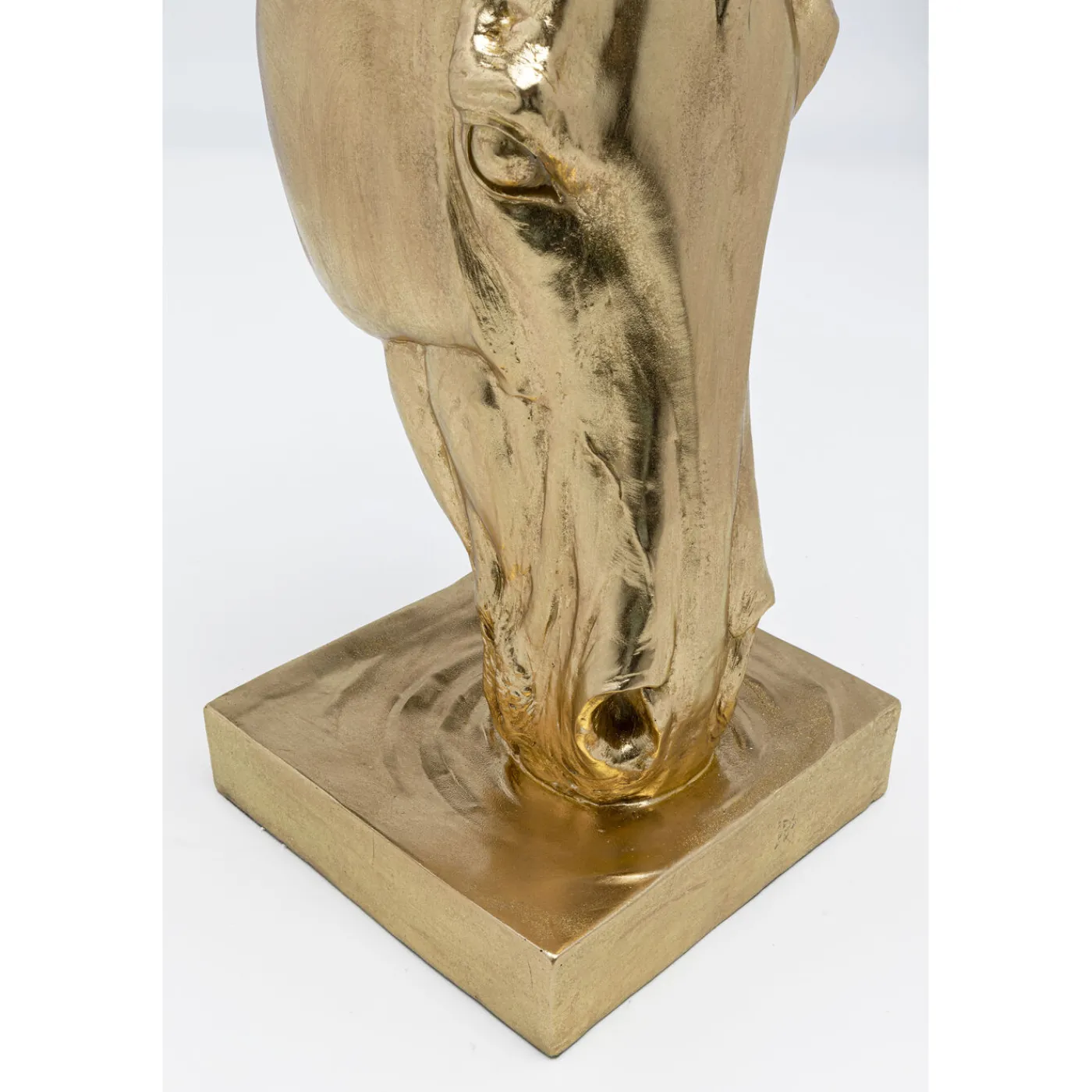 KARE Design Objet Décoratif Horse Face Dore 72Cm