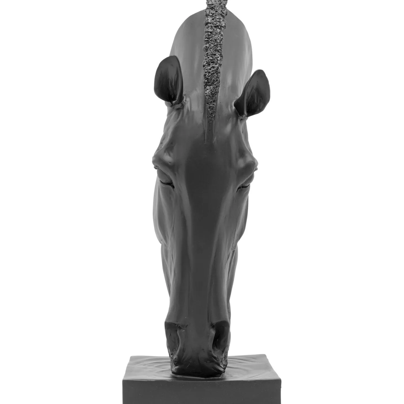 KARE Design Objet Décoratif Horse Face Noir 57Cm