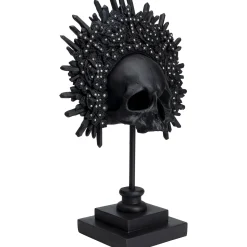KARE Design Objet Décoratif King Skull Noir 49Cm