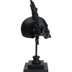 KARE Design Objet Décoratif King Skull Noir 49Cm