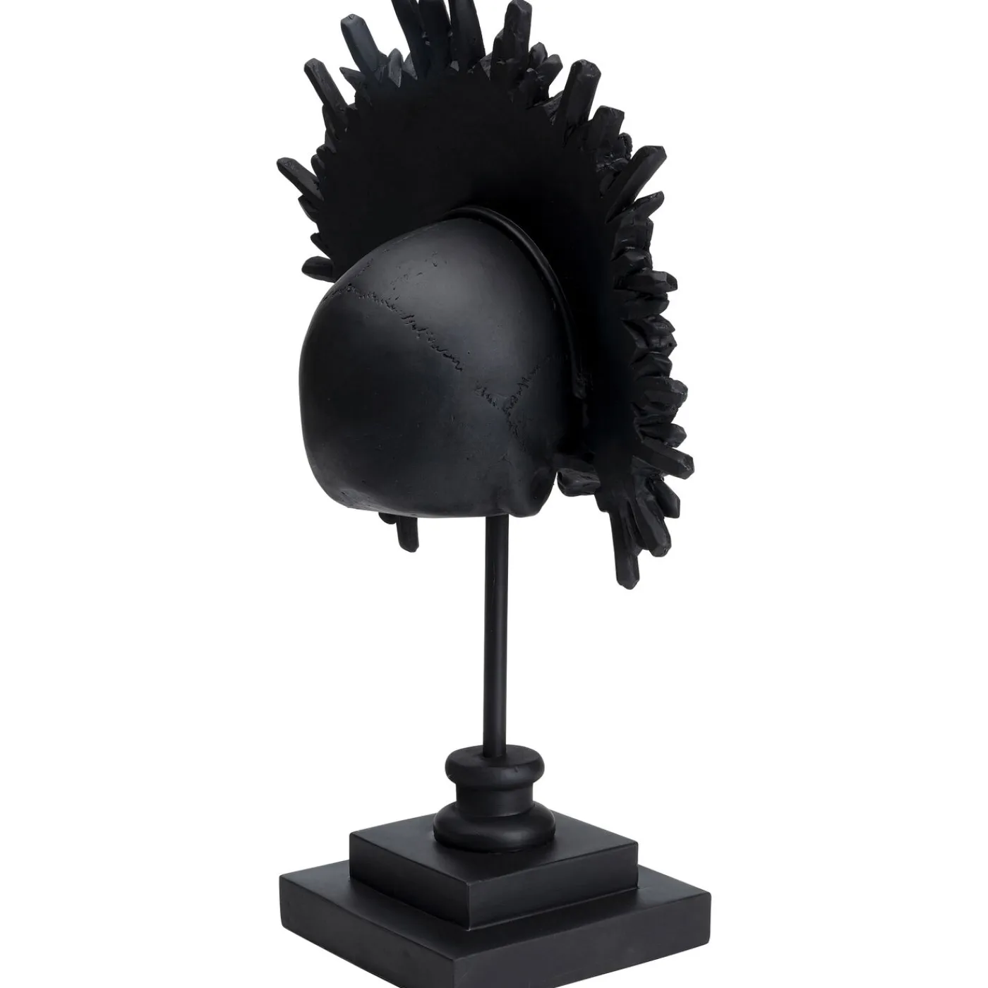 KARE Design Objet Décoratif King Skull Noir 49Cm